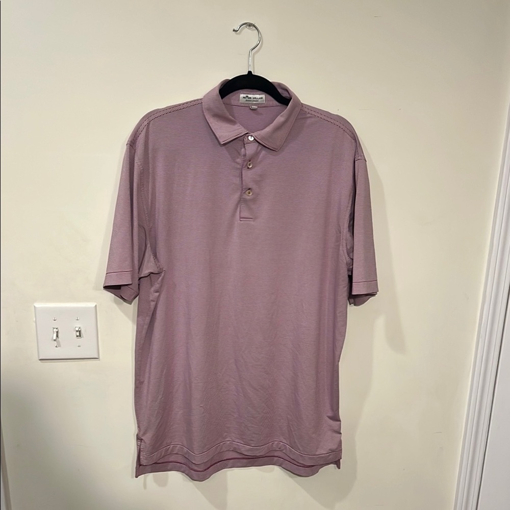 Peter Millar Purple Performance Polo Shirt